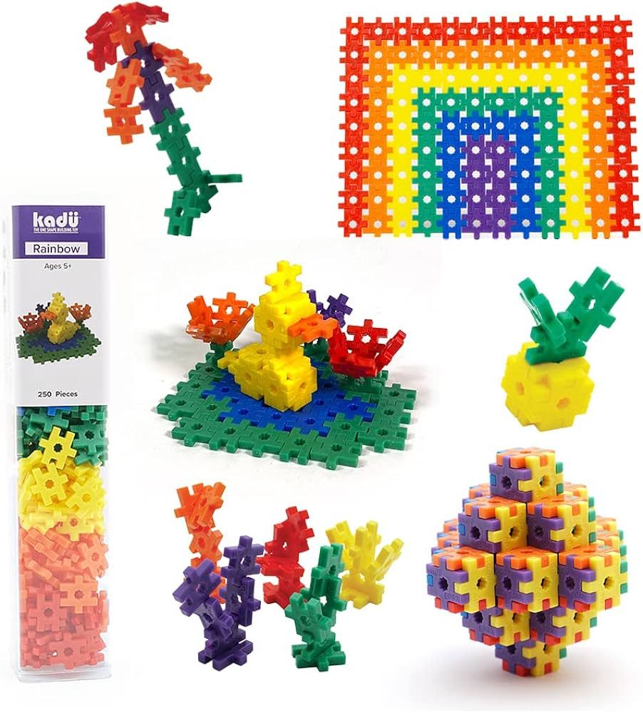 Incredibly Interconnectable Toys KADU Rainbow 250 Piece Set - STEM/STEAM Building + Construction ... | Amazon (US)
