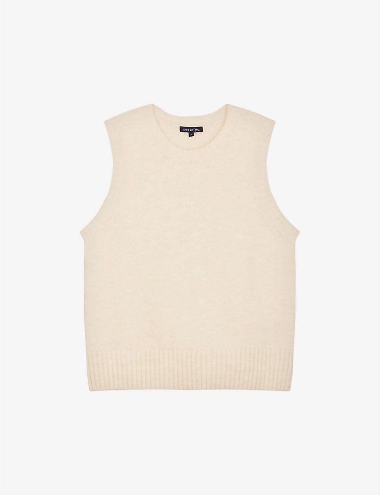 Namaste ribbed-collar stretch-knitted sweater vest | Selfridges