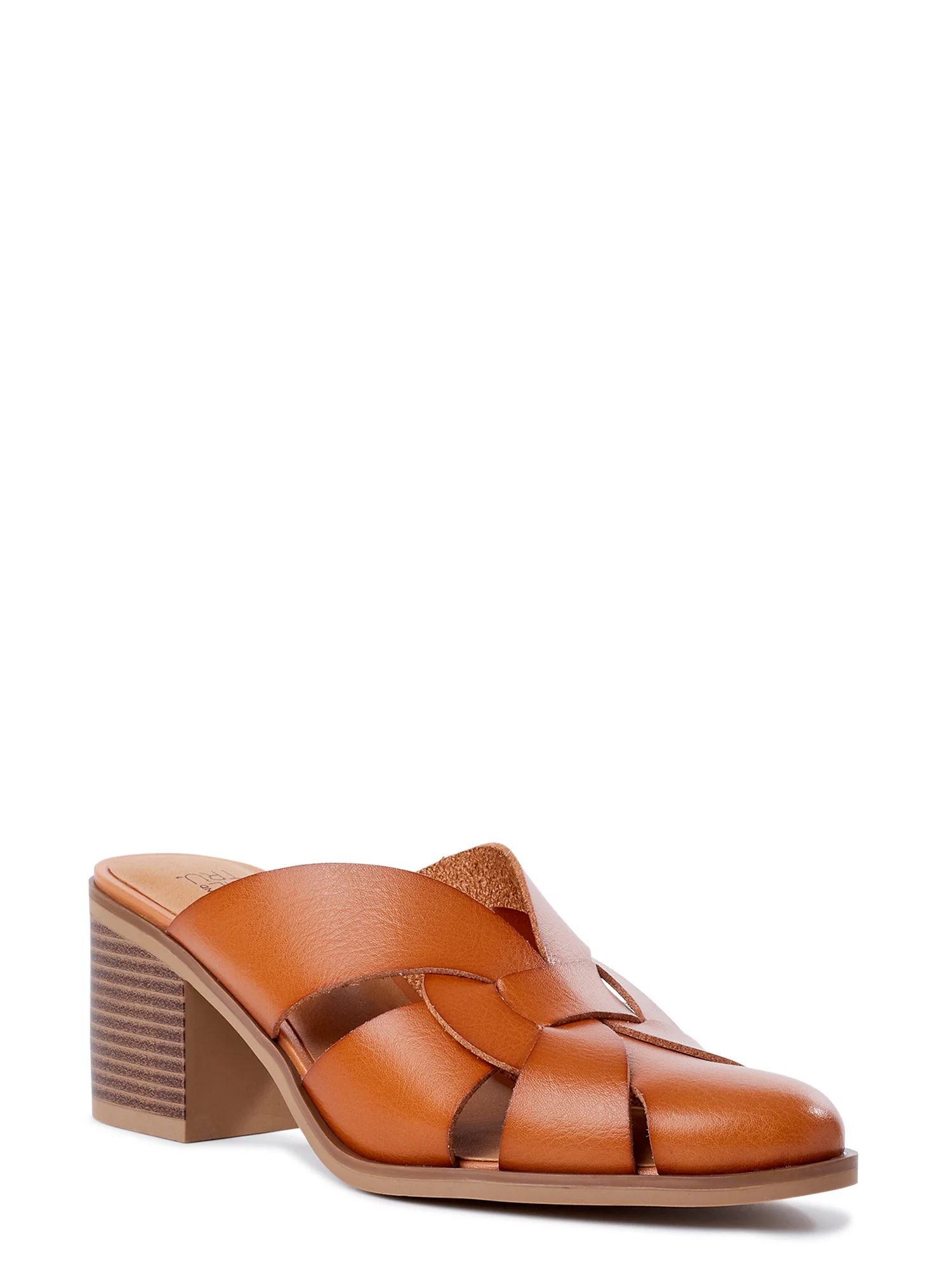 Time and Tru Women's Cut Out Heel Mule - Walmart.com | Walmart (US)