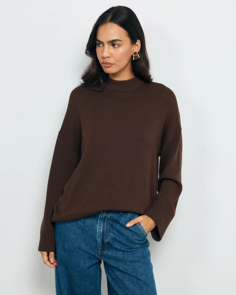 Oversized Organic Cotton Knit | THE ICONIC (AU & NZ)