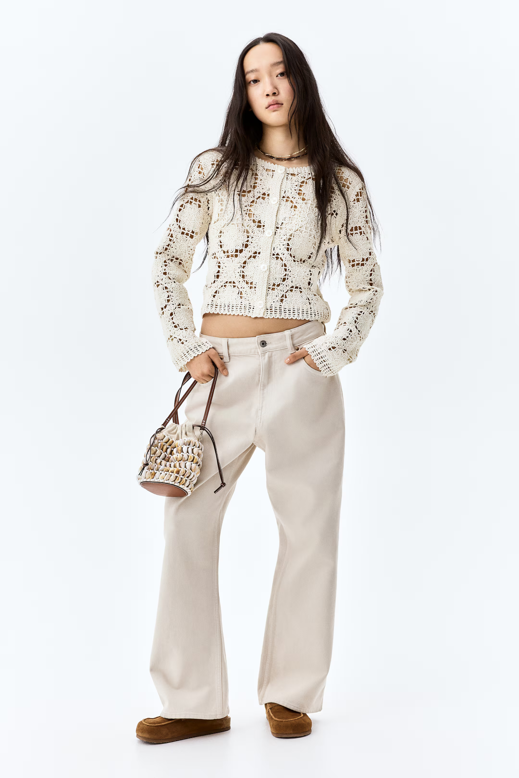 Crochet-Look Cardigan | H&M (US + CA)