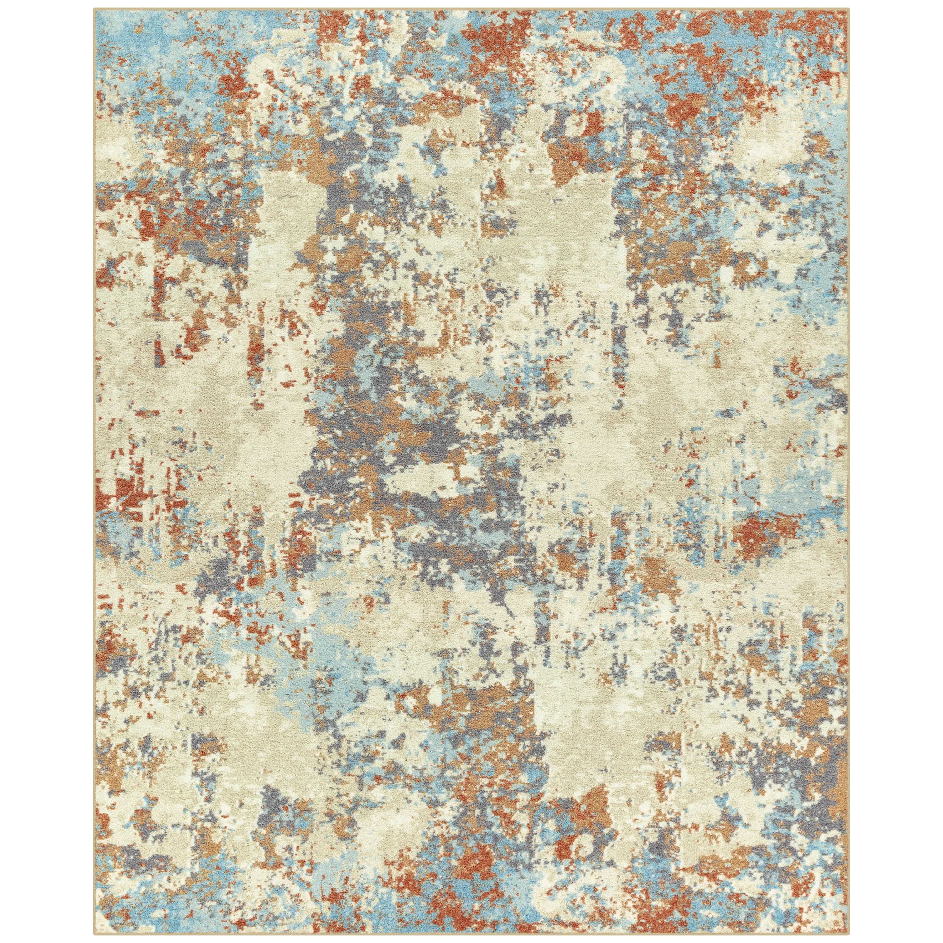 Maples Rugs Horizon Abstract Contemporary Multicolor Indoor Area Rug, 7' x 10' | Walmart (US)