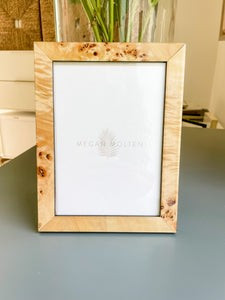 Burl Italian Wood Frame | Megan Molten