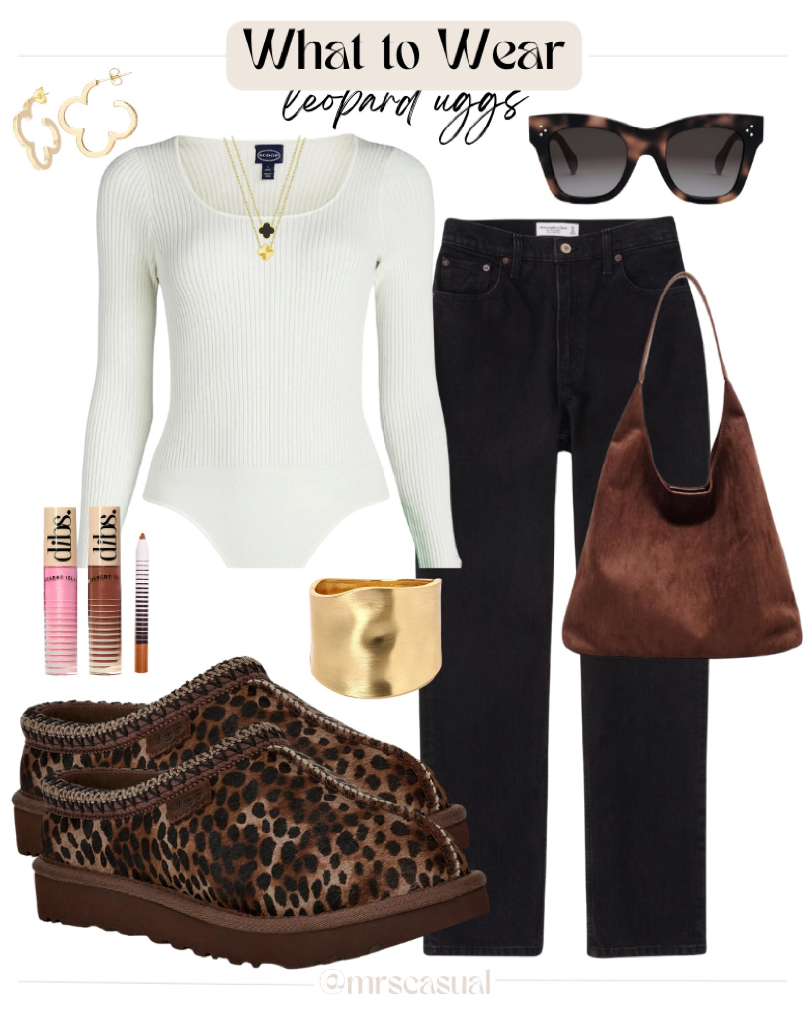 Leopard Uggs outfit idea for Fall! 🍂 

#LTKFindsUnder100 #LTKShoeCrush #LTKItBag