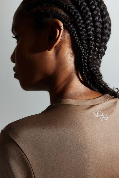 DryMove™ Cropped sports top | H&M (UK, MY, IN, SG, PH, TW, HK)