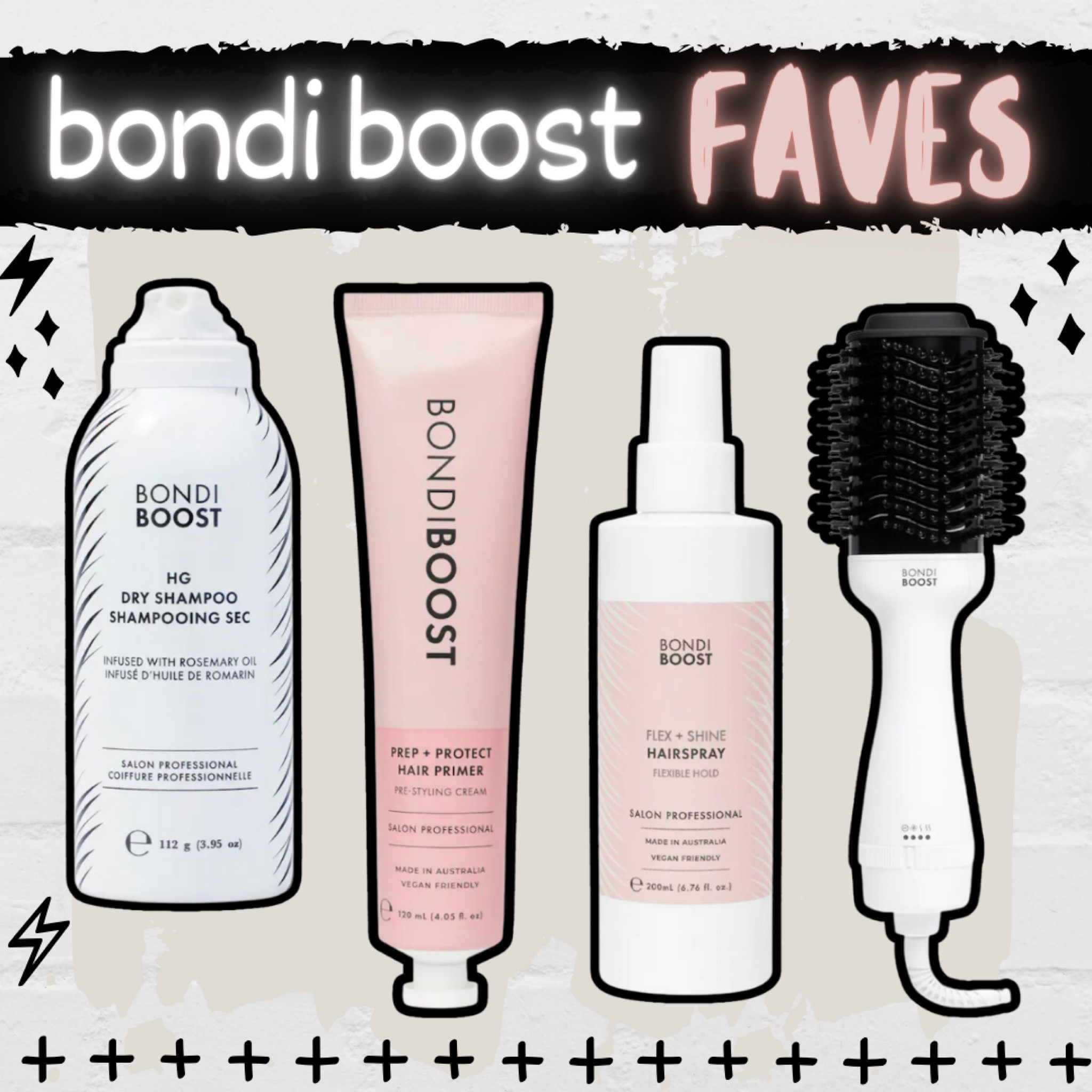 Bondi boast favorites, blowdryer brush, spray, styling cream, hair products, beauty, hair favorites 

#LTKfindsunder100 #LTKbeauty #LTKfindsunder50