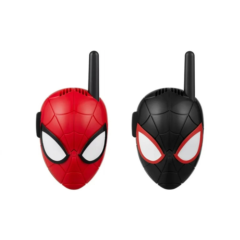 Marvel Spiderman Extended Range Walkie Talkies - Push to Talk Button, Children Ages 3+ | Walmart (US)