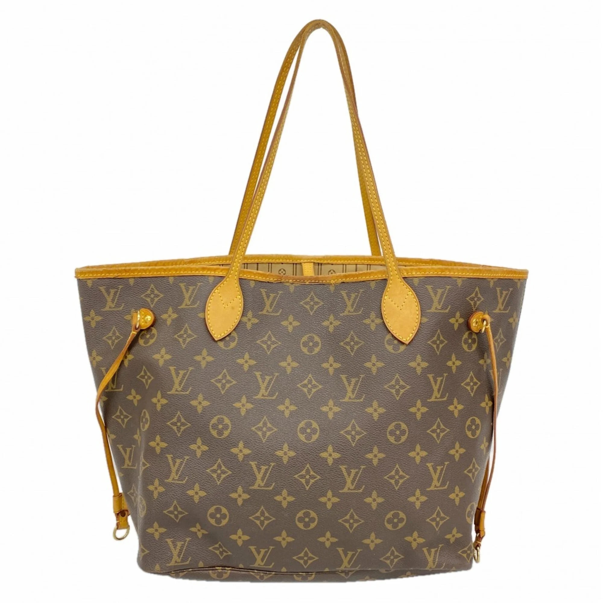 Pre-Owned Louis Vuitton Monogram Neverfull MM Tote Bag M40156 Brown (Women's) | Walmart (US)