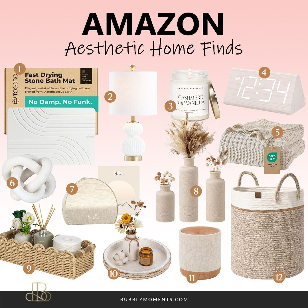Transform your space with these aesthetic home finds that instantly make your home feel cozy, stylish, and put together ✨ From minimal decor pieces to functional essentials that double as beautiful accents, these Amazon picks are perfect for creating that clean, calming vibe. Whether you’re refreshing your bedroom, living room, or workspace, these pieces make it easy to elevate your space without overthinking it. I love how small details can completely change the look and feel of a room—these finds are perfect for adding warmth, texture, and personality to your home. Save this for your next home refresh and tap to explore all the aesthetic pieces everyone is loving right now 🤍
#LTKHome #LTKStyle #LTKFinds #aesthetichome #homeinspo #amazonfinds #homedecor #interiorinspo #cozyhome #minimalhome #modernhome #homestyle #roomdecor #homedetails #amazonhome #homeessentials #interiordesign #cozyvibes #homeideas #decorinspo #simpleliving #homerefresh #trendingnow #amazongems #homesweethome #cleanaesthetic 

 