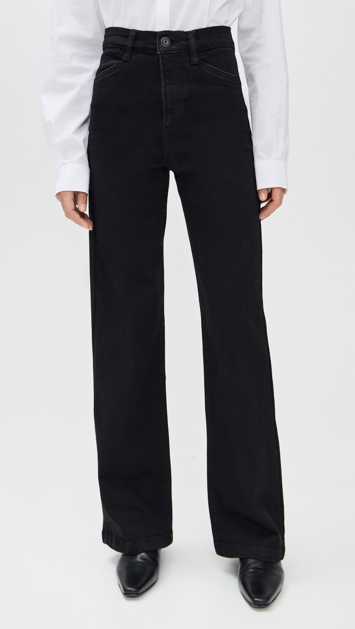 The Mischa Super High Rise Wide Leg Jeans | Shopbop