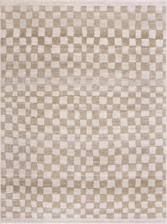 Union Rustic Jasha Checkered Beige/Brown Area Rug | Wayfair | Wayfair North America