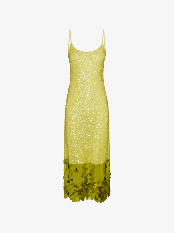 Imogen sequin-embellished maxi dress | Farfetch Global