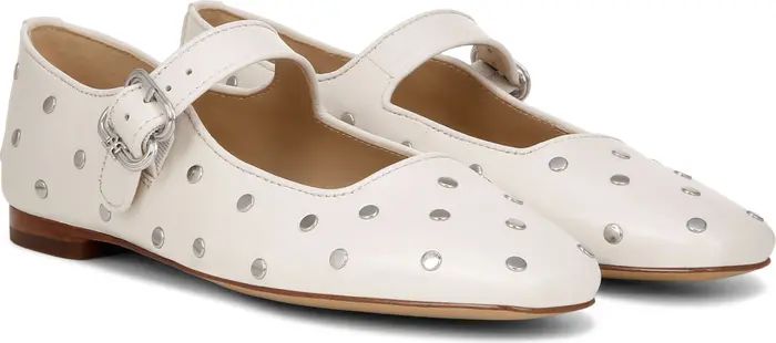 Michaela Stud Mary Jane Flat (Women) | Nordstrom