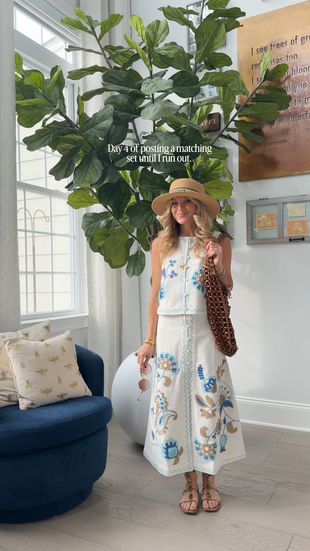 Day 4 of posting matching sets until I run out.

If you’re still looking for an Easter outfit — this is it.

The structure keeps it polished.
The longer length makes it church-appropriate.
The print keeps it interesting without feeling loud.

Swap the sandals for flats and add a denim jacket for cooler morning services.

This would also work for spring brunches, showers, and vacation — but it’s especially good for Easter.

Comment EASTER and I’ll send you the details.
@Tuckernuck 

#LTKootd #LTKgrwm #LTKSeasonal