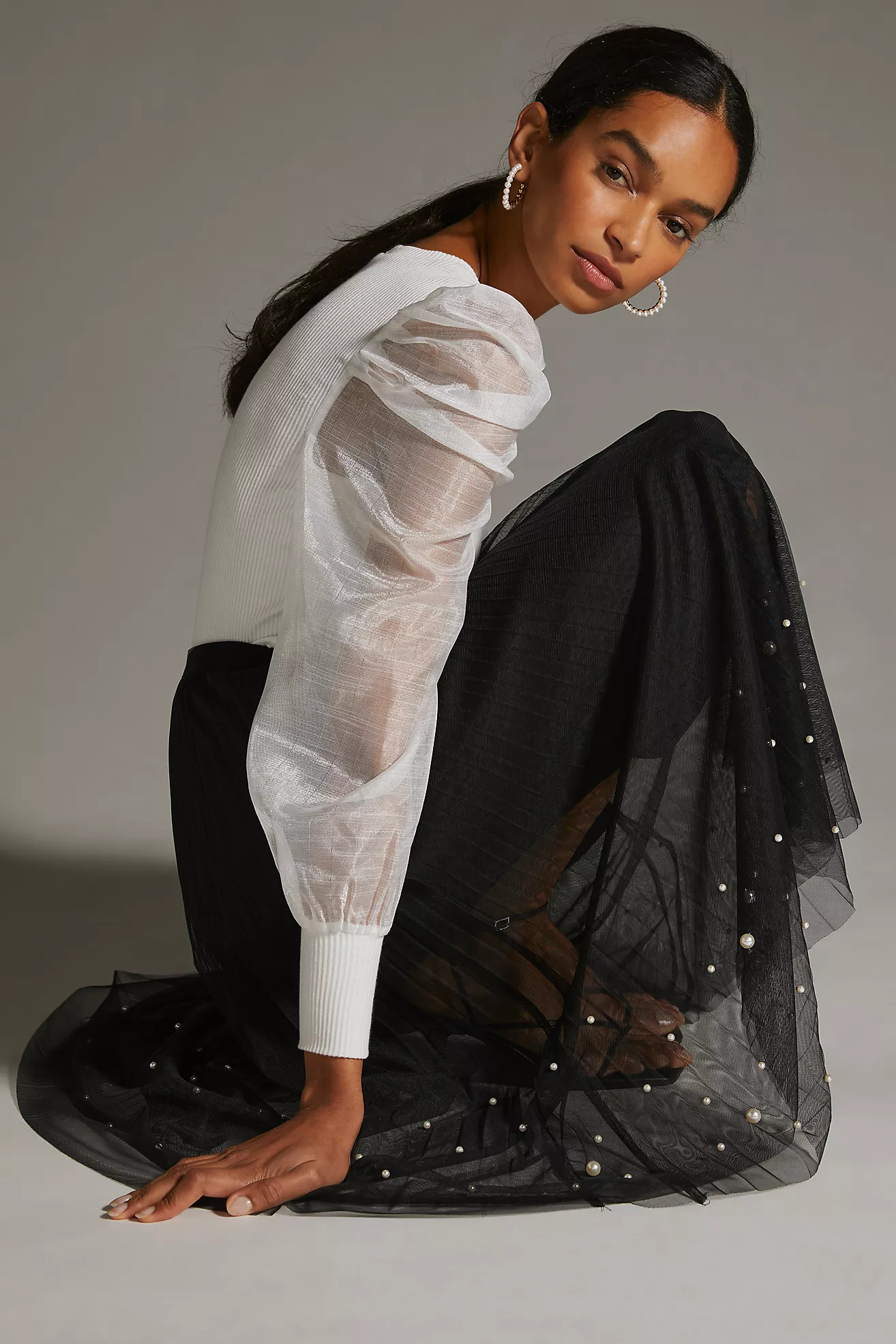 DOLAN Puff-Sleeve Top | Anthropologie (US)