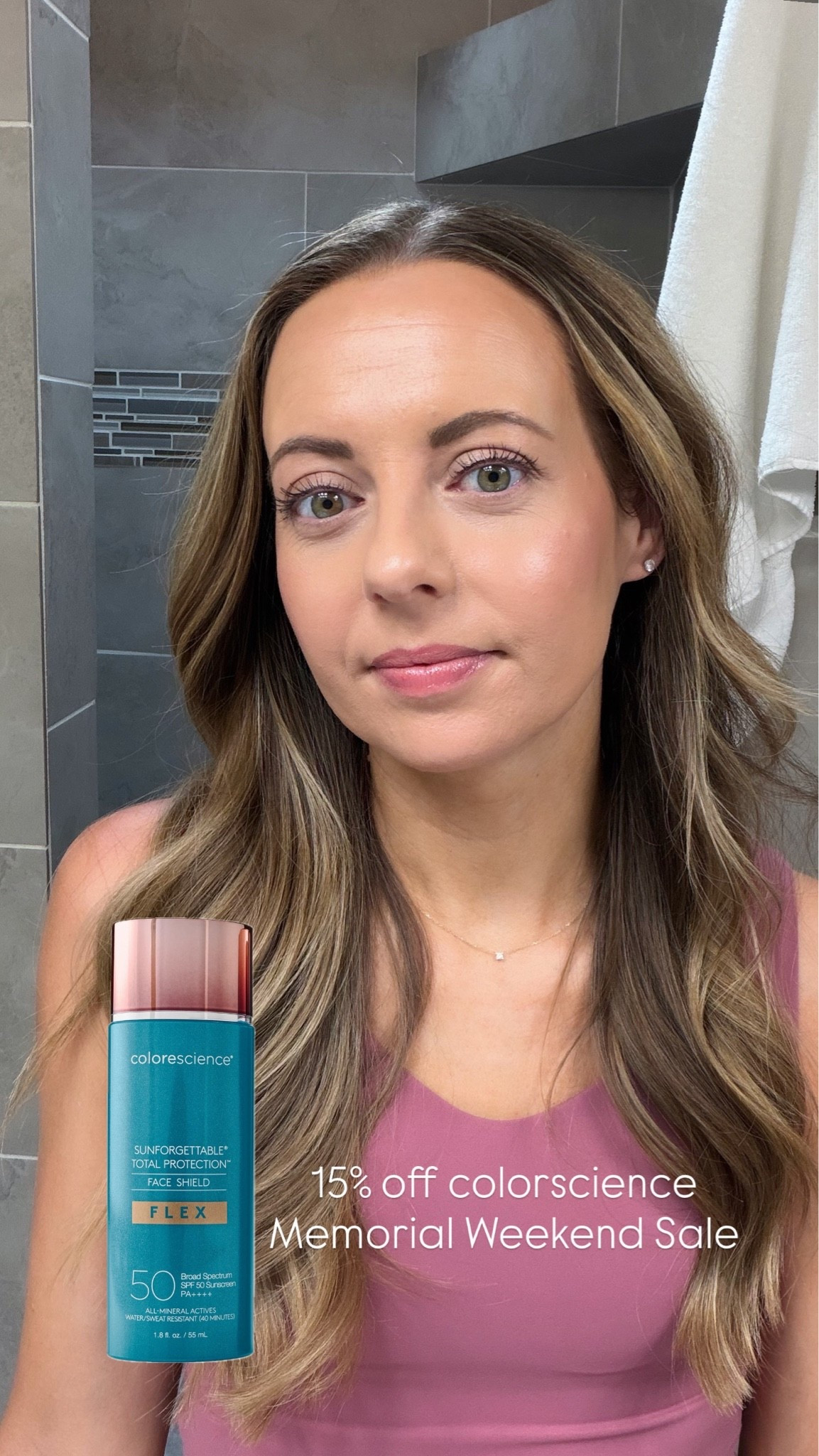 15% off select best sellers from Colorscience and I love the flex shield medium coverage SPF! It adjusts to your natural skin tone and feels so lightweight. 

I’m wearing the shade “light” here!

#LTKBeauty #LTKOver40