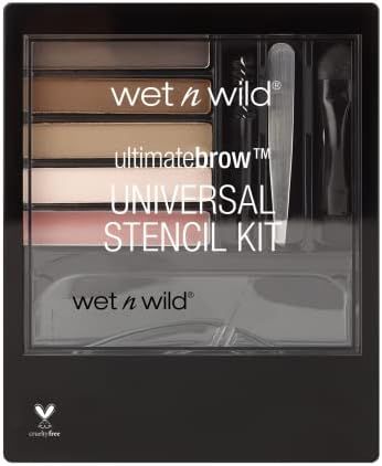 Wet n Wild Ultimate Brow Universal Stencil Kit - Universal Appeal | Amazon (US)