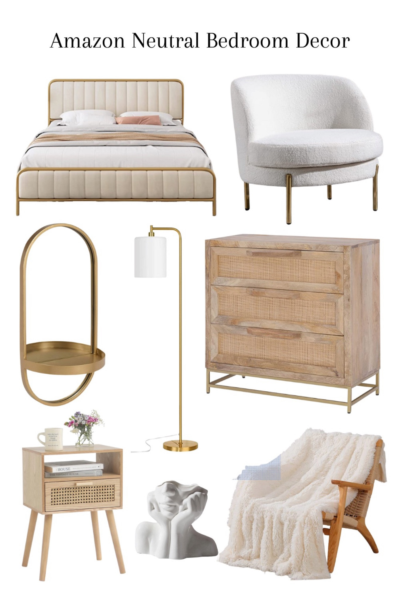 Amazon Neutral Bedroom Decor

#LTKhome #LTKstyletip