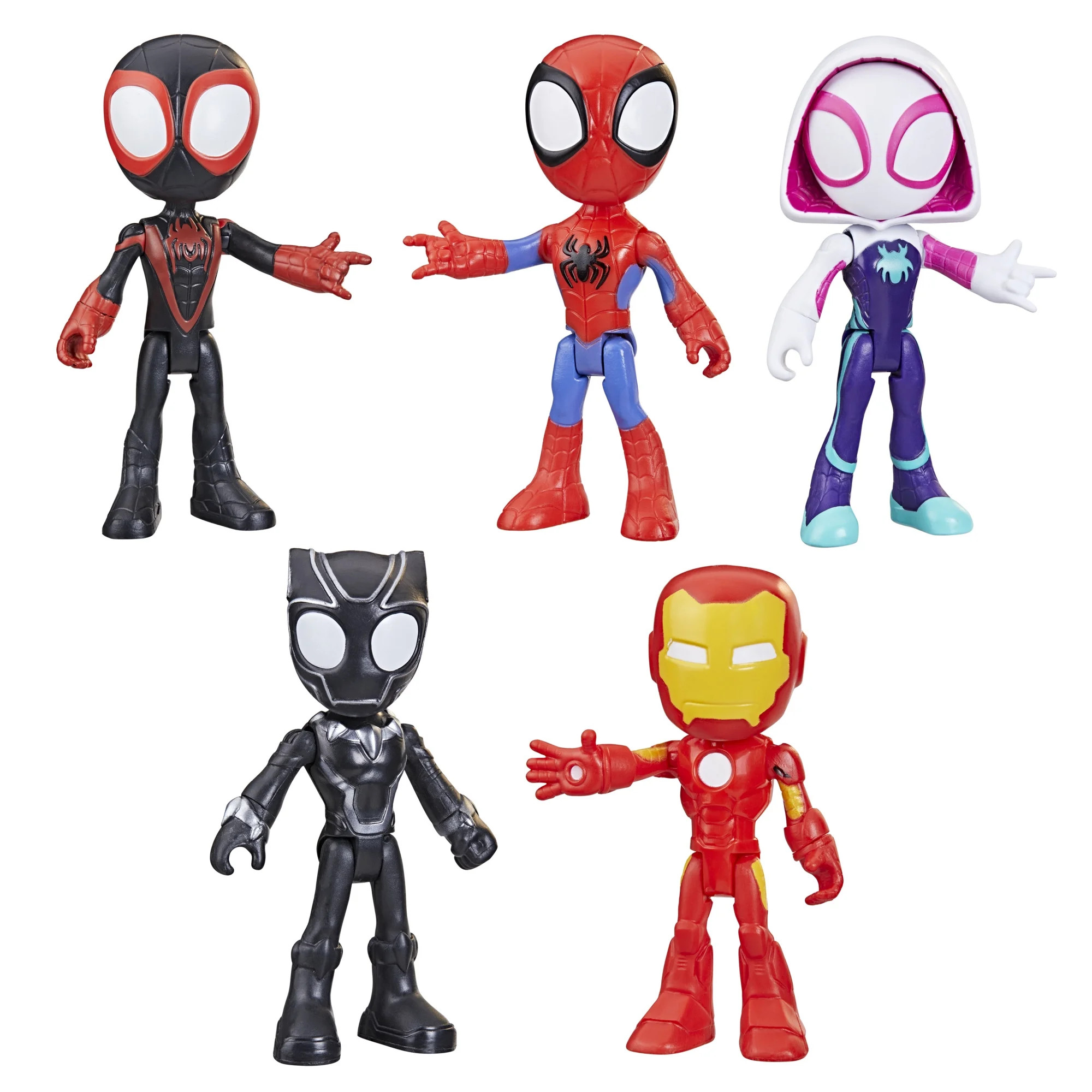Marvel Spidey and His Amazing Friends Hero Collection Pack, 5 Action Figures, Christmas Stocking ... | Walmart (US)