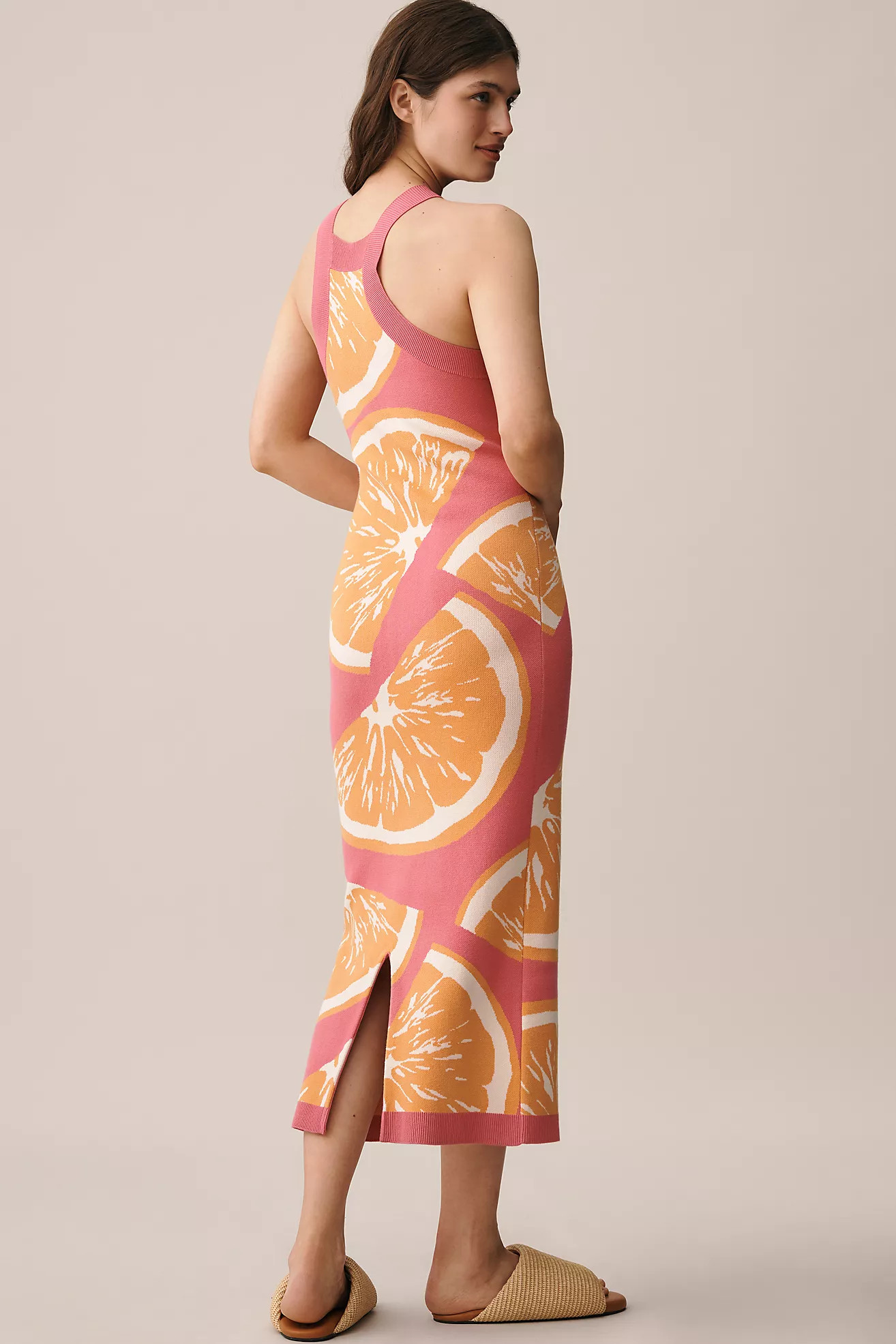 Maeve Sleeveless Icon Slim Sweater Midi Dress | Anthropologie (US)