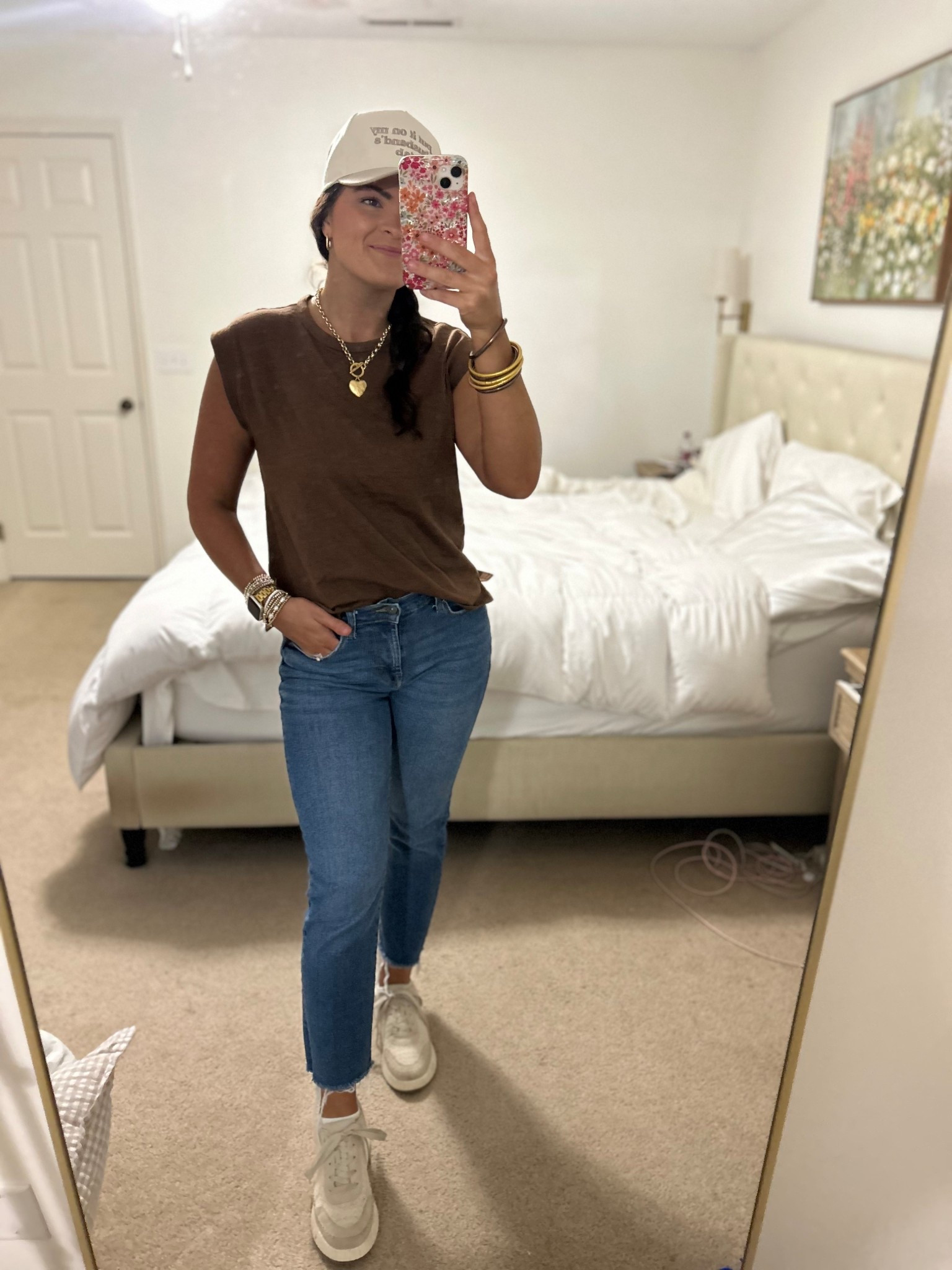 Casual fit of the day! 

Walmart tank / trucker hat / denim 

#LTKSeasonal #LTKStyleTip #LTKFindsUnder100