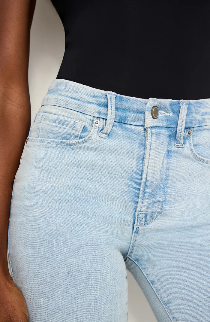 Good American Good Legs Split Hem Skinny Jeans | Nordstrom | Nordstrom