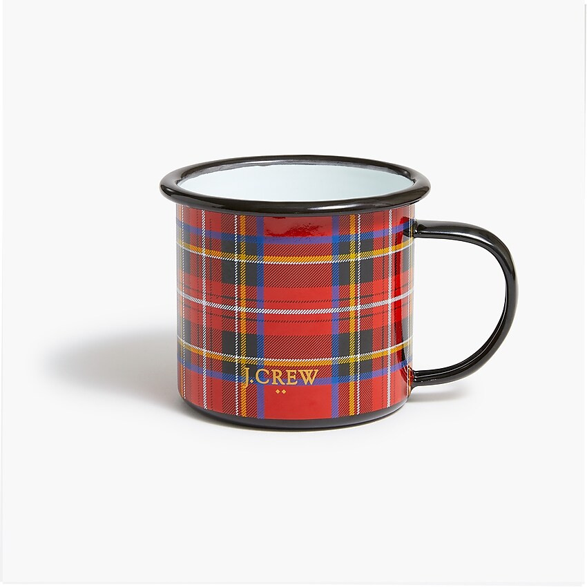 Tartan tin mug | J.Crew Factory