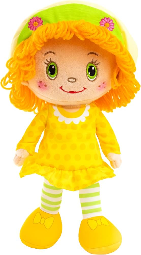 The Loyal Subjects - Strawberry Shortcake - 14in Lemon Meringue (Embroidered) Rag Doll | Amazon (US)