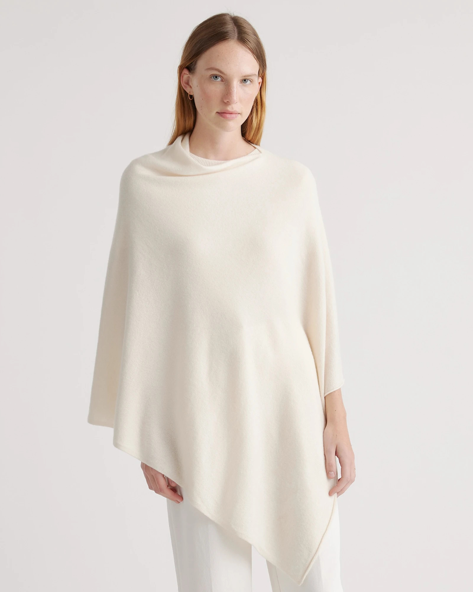 Mongolian Cashmere Poncho | Quince