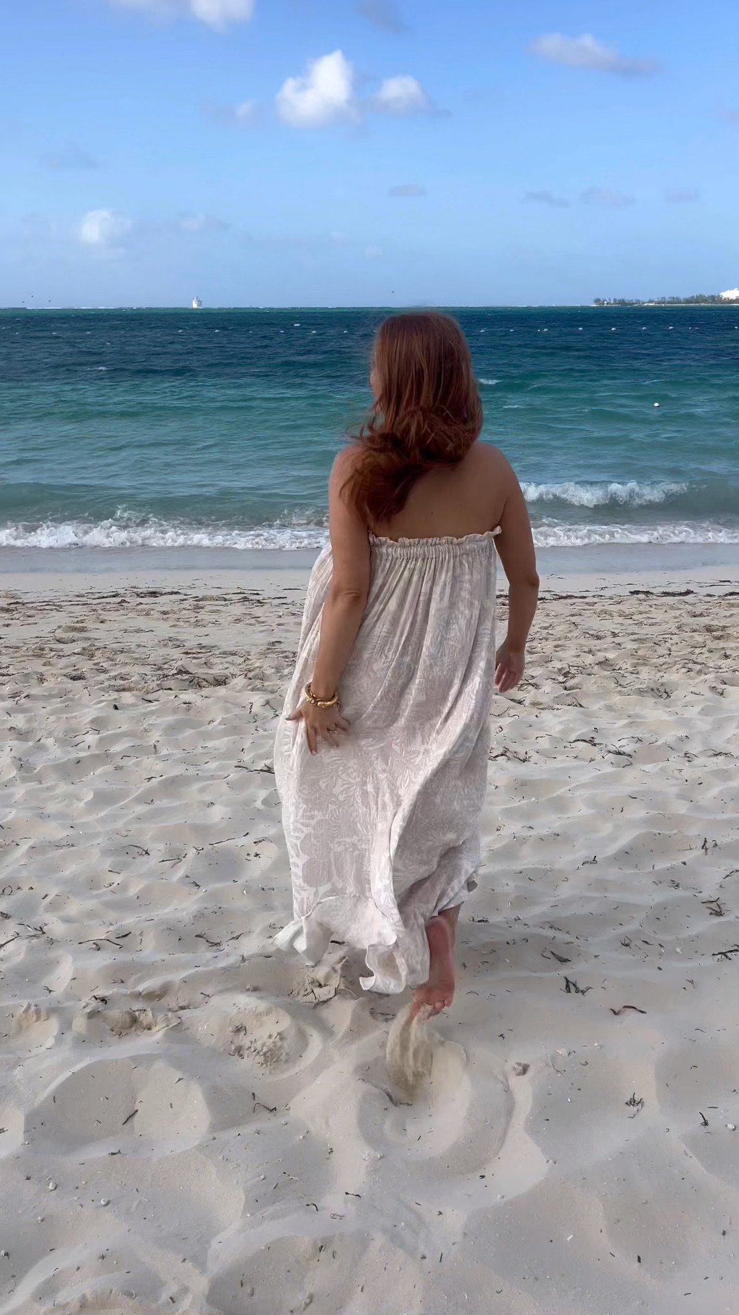 All the dresses I wore on our beach vacation🏝️☀️ for fitting the bump: first one I sized up, second one I sized up, third one I got my regular size, and last one I got my regular size! 

#LTKBump #LTKTravel #LTKWatchNow