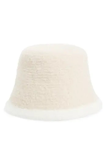 Steve Madden Eyelash Yarn Bucket Hat in Ivory at Nordstrom Rack | Nordstrom Rack