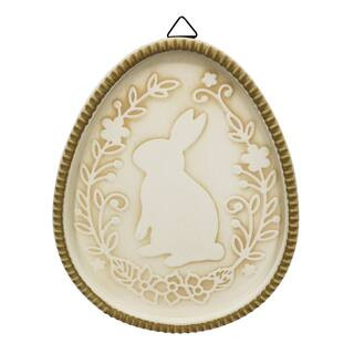 White Bunny Egg-Shaped Wall Art by Ashland® | Michaels | Michaels Stores