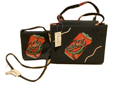 Rare Coca-Cola Vintage Coke Crossbody Handbag And Purse Duo Hand Beaded  | eBay | eBay US