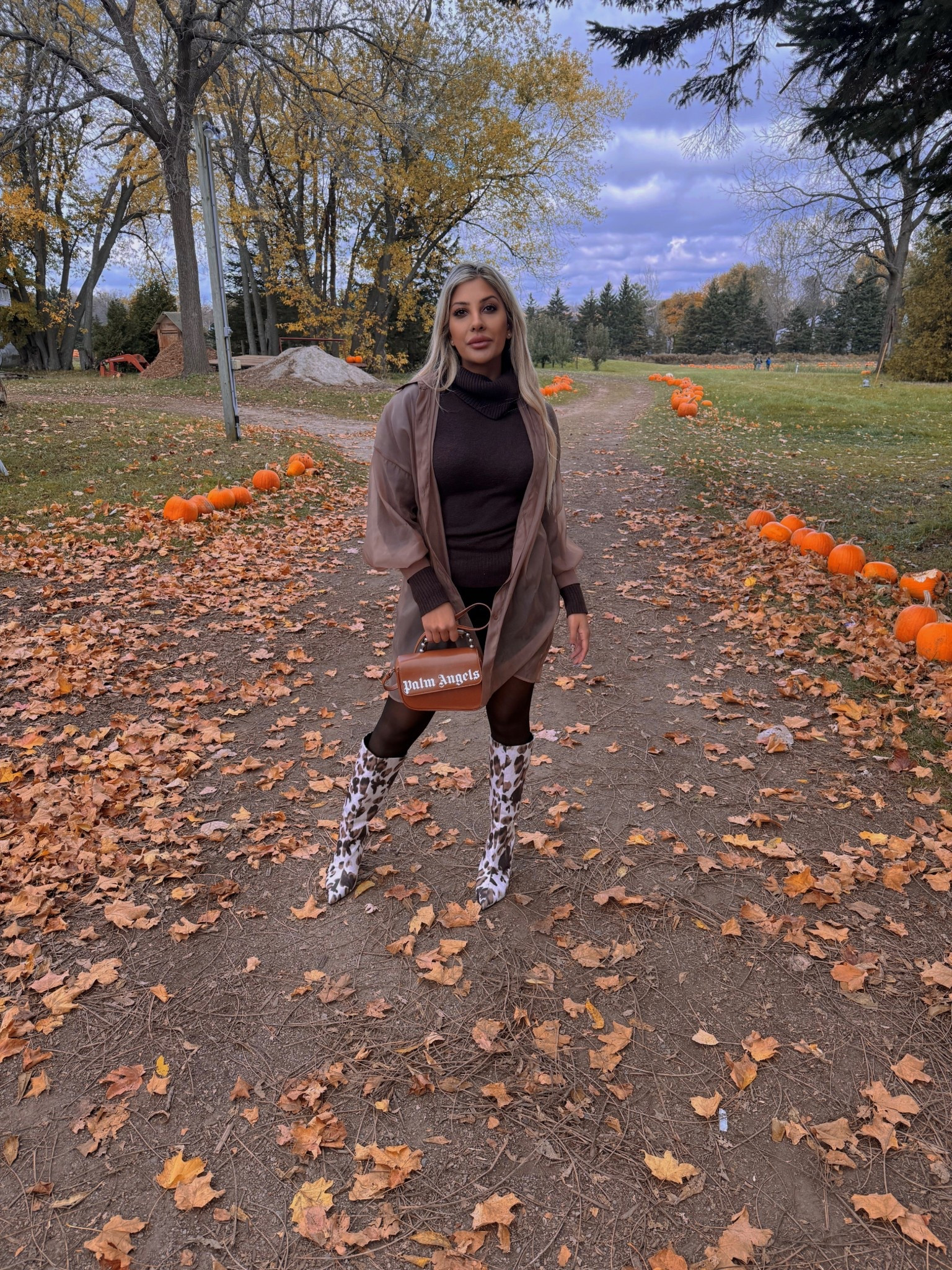 Pumpkin Patch with cow boots 

#callitspring #palmangels

#LTKfall #LTKwinter #LTKstyletip