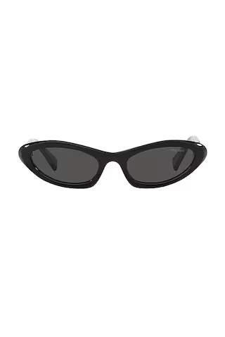 Miu Miu Cat Eye in Black from Revolve.com | Revolve Clothing (Global)