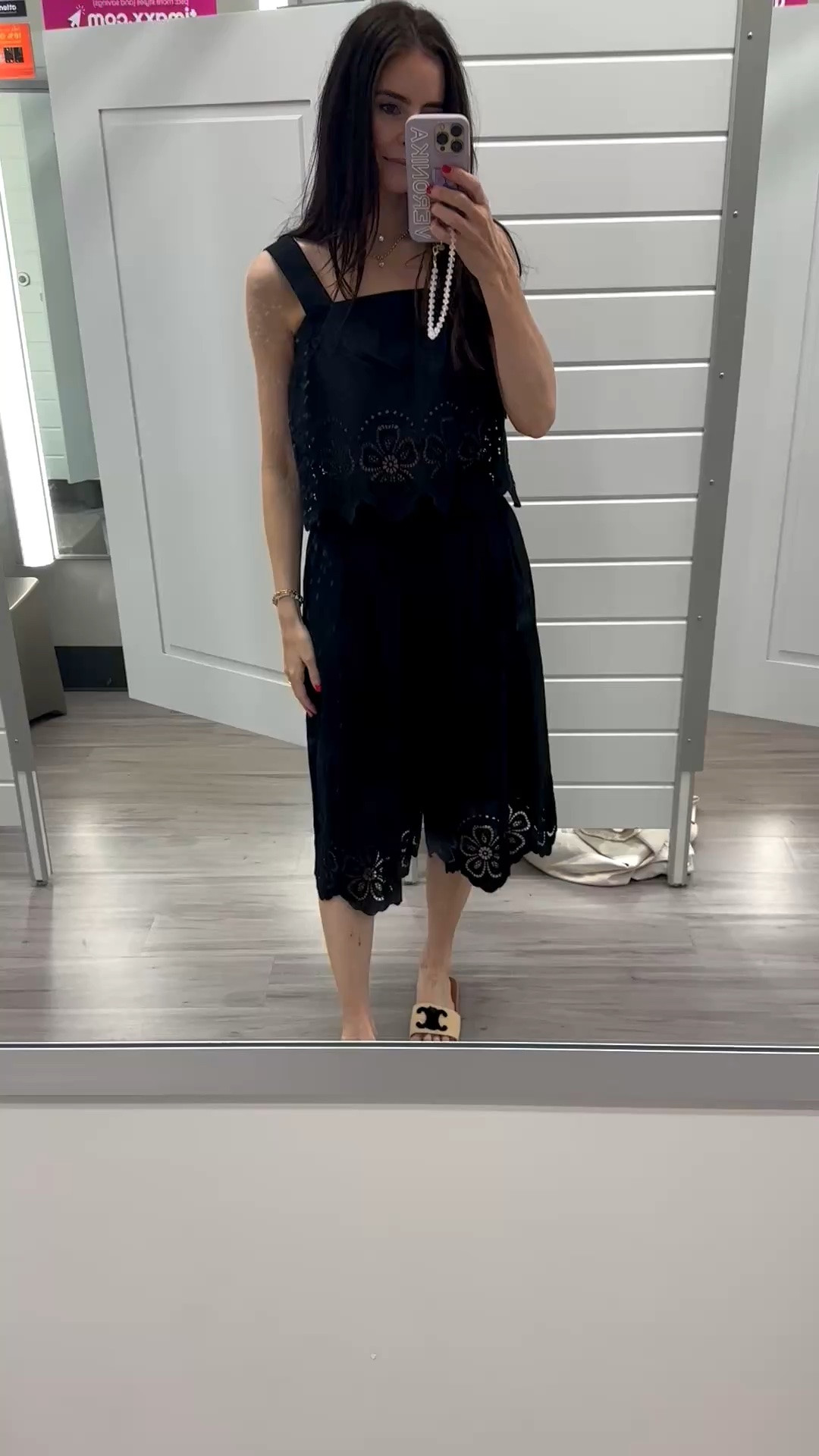 Two piece eyelet set size small