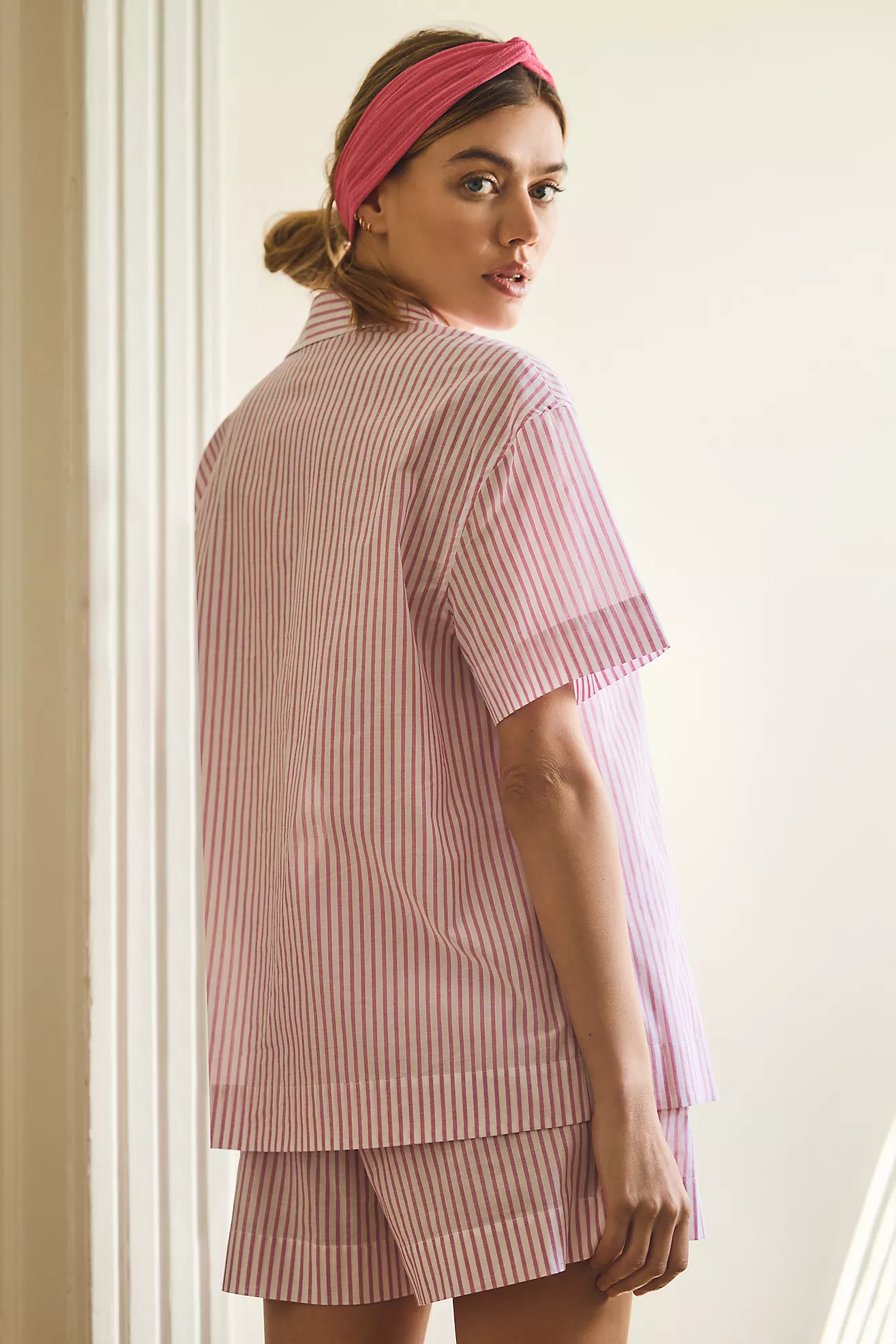 Eberjey Organic Cotton Pajama Short Set | Anthropologie (US)