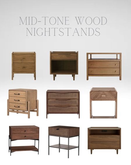 I had a request to out together some mid-tone wood nightstands...

#LTKhome