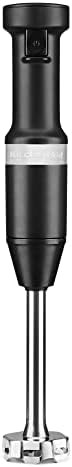 KitchenAid KHBV53BM Variable Speed Corded Hand Blender, Black Matte, 8 in | Amazon (US)