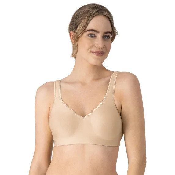 Hanes Womens Wireless Bra, Comfort Evolution Wirefree Bra, Best Wireless Bra, Moisture-Wicking, S... | Walmart (US)