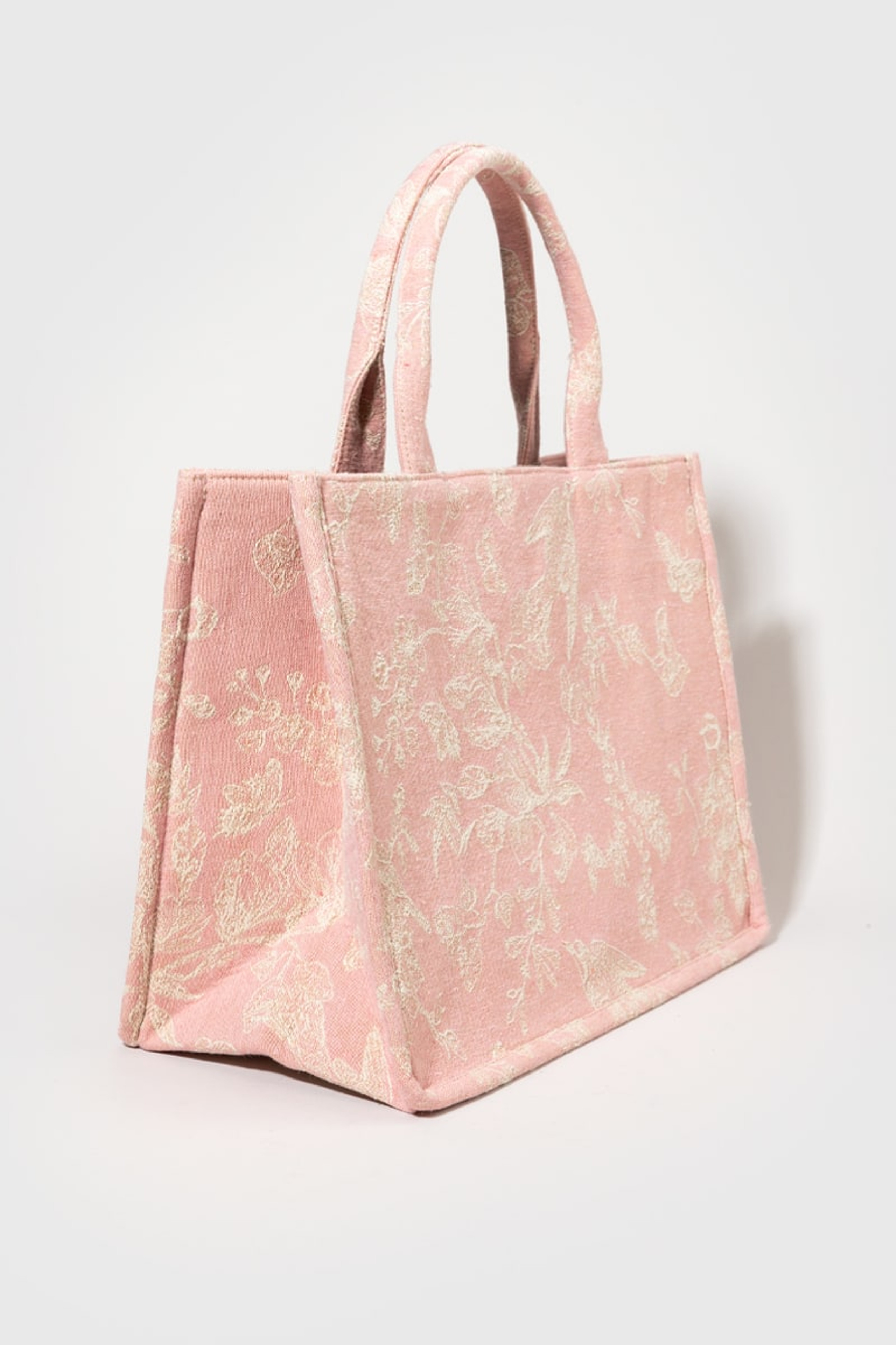 Addie Floral Canvas Large Tote Bag | Francesca's