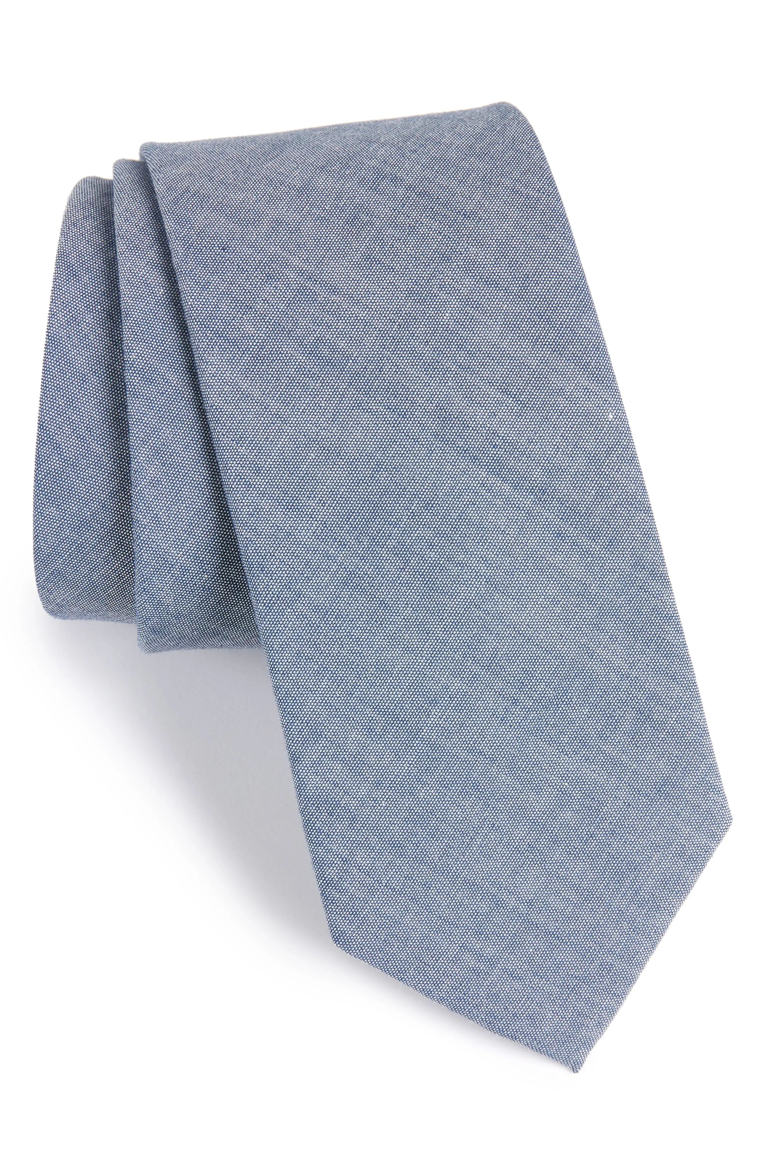 Classic Chambray Cotton Tie | Nordstrom