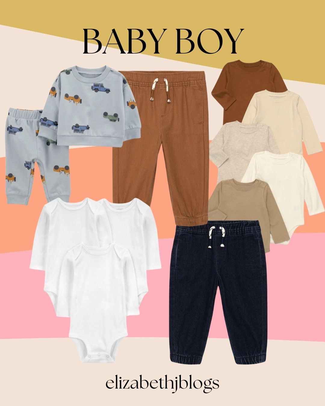Baby boy winter outfits from Walmart 