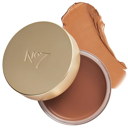 No7 Pro Artist Soft Glow Cream Bronzer Makeup - Blendable Bronzer Cream with a Lightweight Formula - Customizable Face Makeup for a Natural, Sun-Kissed Glow - Light (1.26 Oz) | Amazon (US)