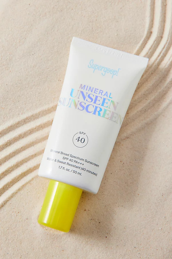 Supergoop! Mineral Unseen SPF 40 Sunscreen in White at Urban Outfitters | Urban Outfitters (US and RoW)