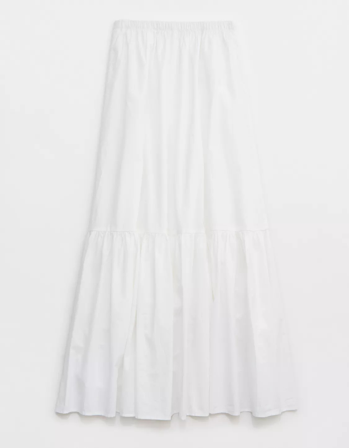 Aerie Poplin Tiered Maxi Skirt | Aerie