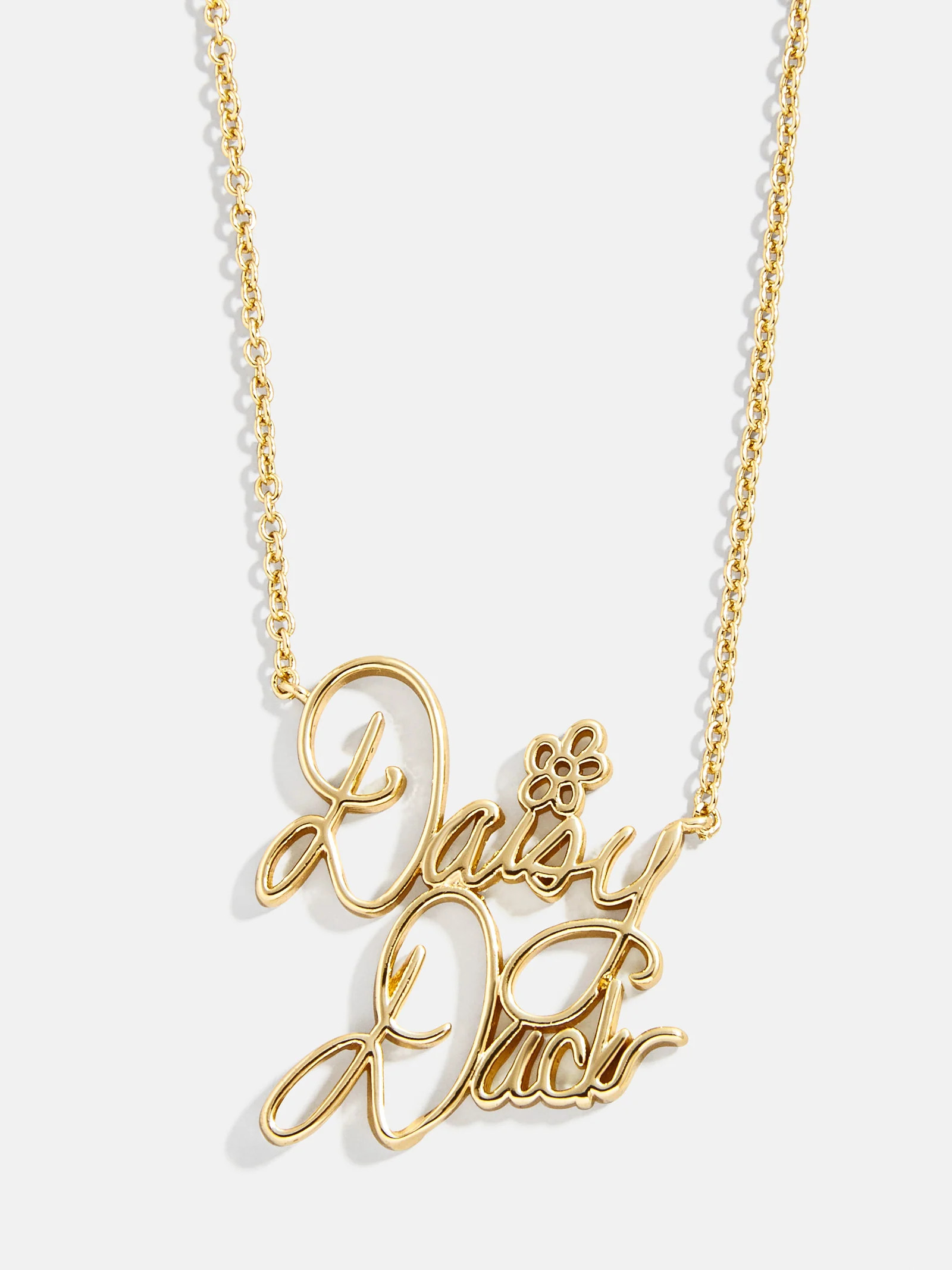 Disney Character Signature Necklace - Daisy Duck | BaubleBar