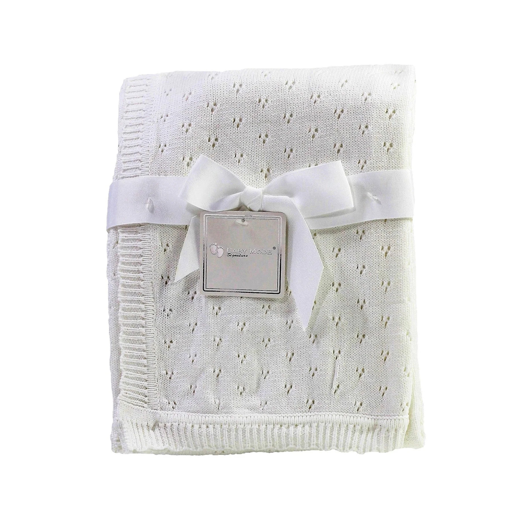 Cream Pointelle Baby Blanket | Bed Bath & Beyond