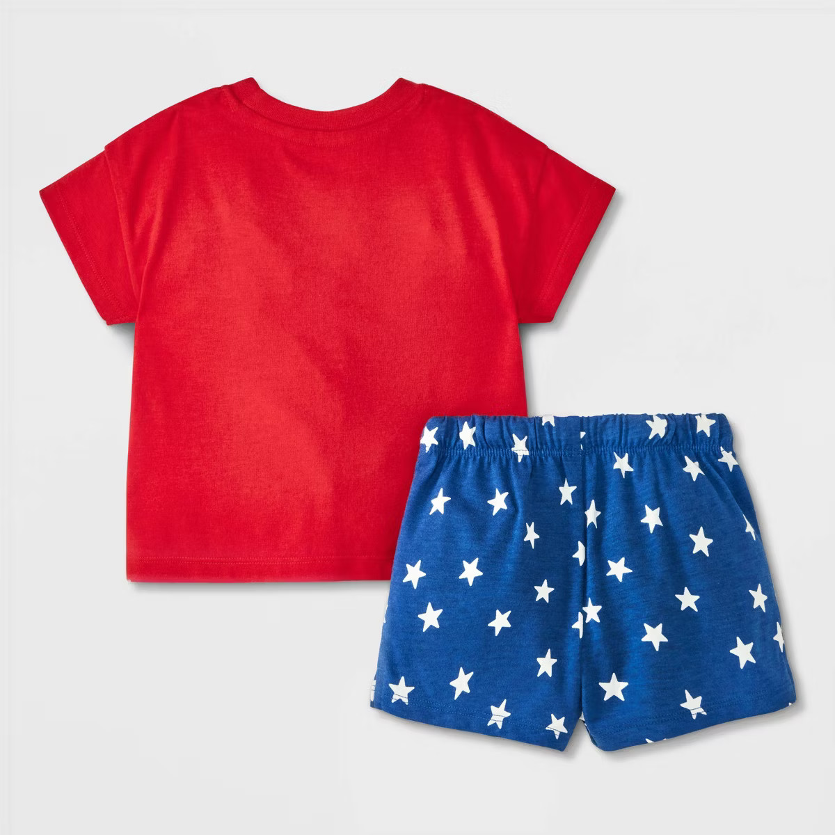 Baby Boys' Party in the USA Graphic T-Shirt & Shorts Set - Cat & Jack™ Red | Target