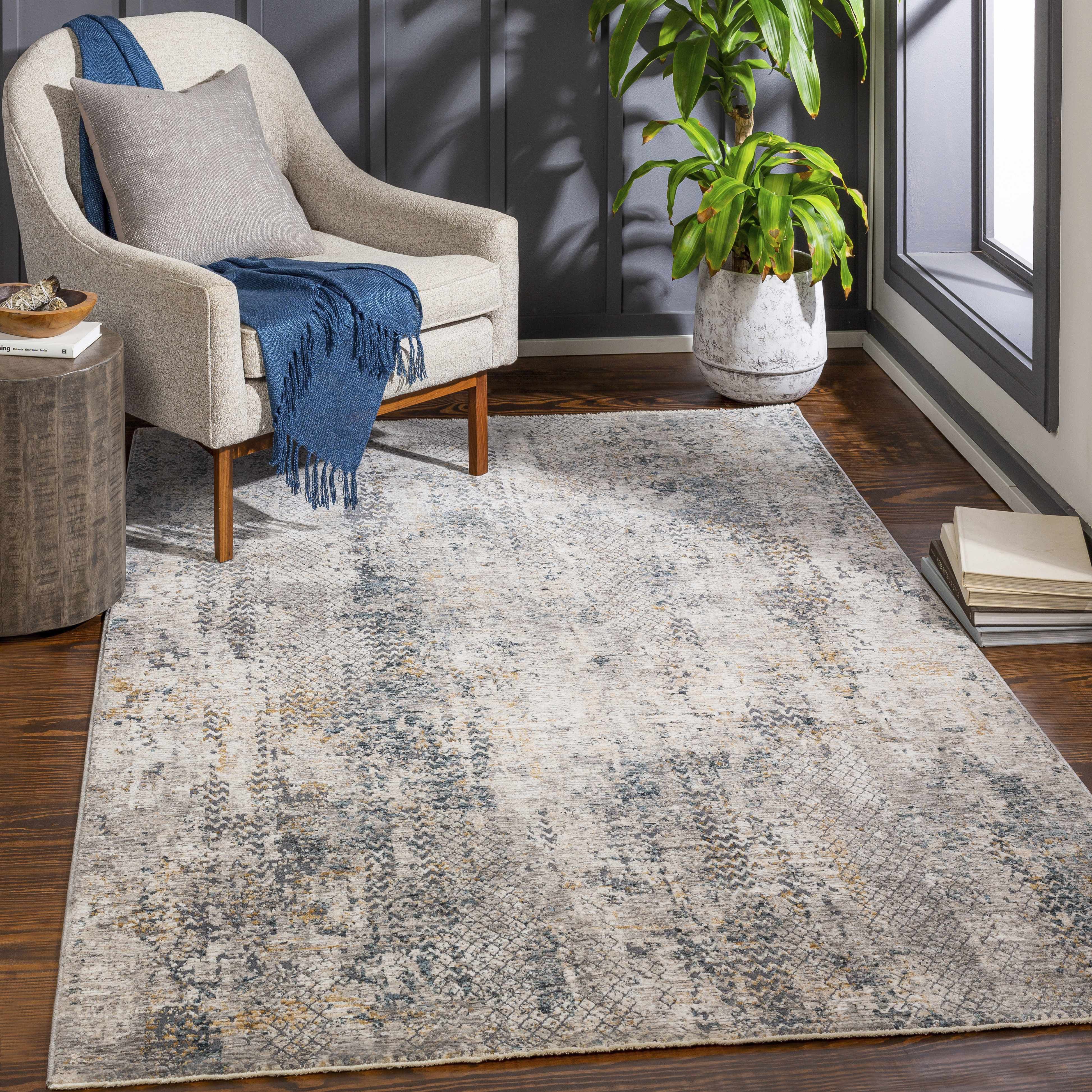 Odell Abstract Fringe Rug | Boutique Rugs